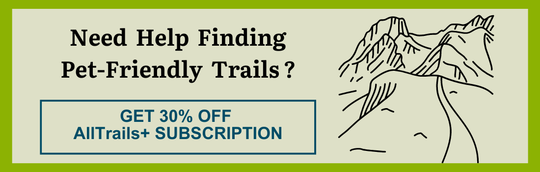 Need Help Finding Pet-Friendly Trails? Get 30% off AllTrails+ Subscription when you click here